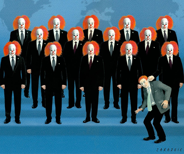 Gallery of Cartoon by Zygmunt Zaradkiewicz-Poland
