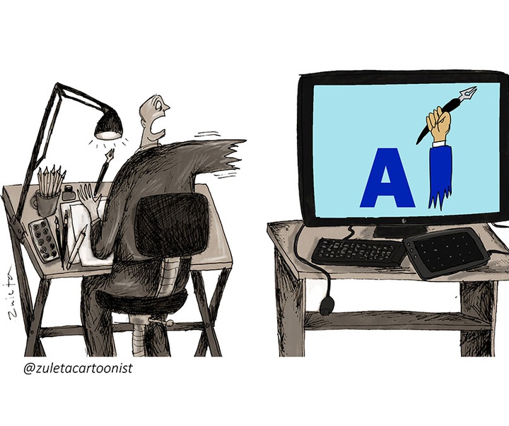 First Selection of the International Cartoon Contest “Terror Online”