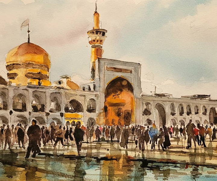 Gallery of Watercolor painting by Akbar Akbari- Iran