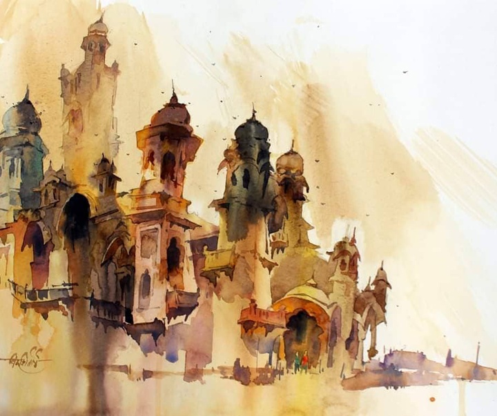 Gallery of Watercolors by Vikrant Shitole-India