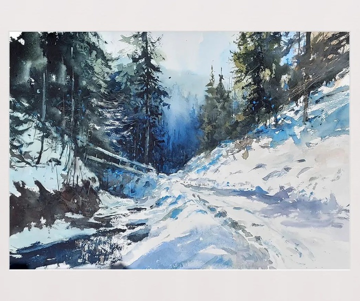 Gallery of Watercolor painting by Michał Jasiewicz-Poland