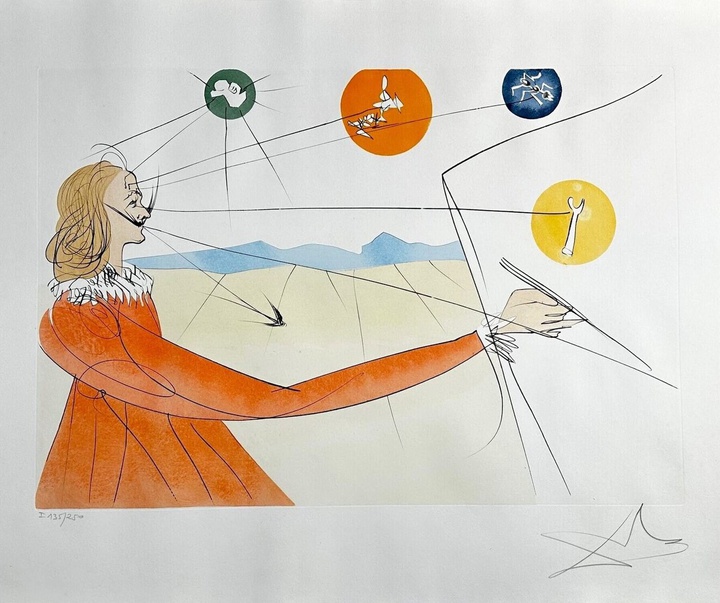 Gallery of Salvador Dali lithographs and metal engravings-Spain