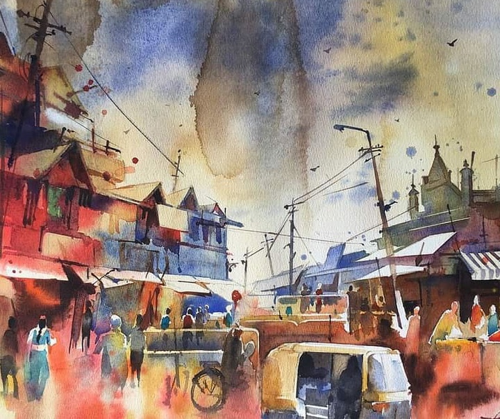 Gallery of Watercolors by Vikrant Shitole-India