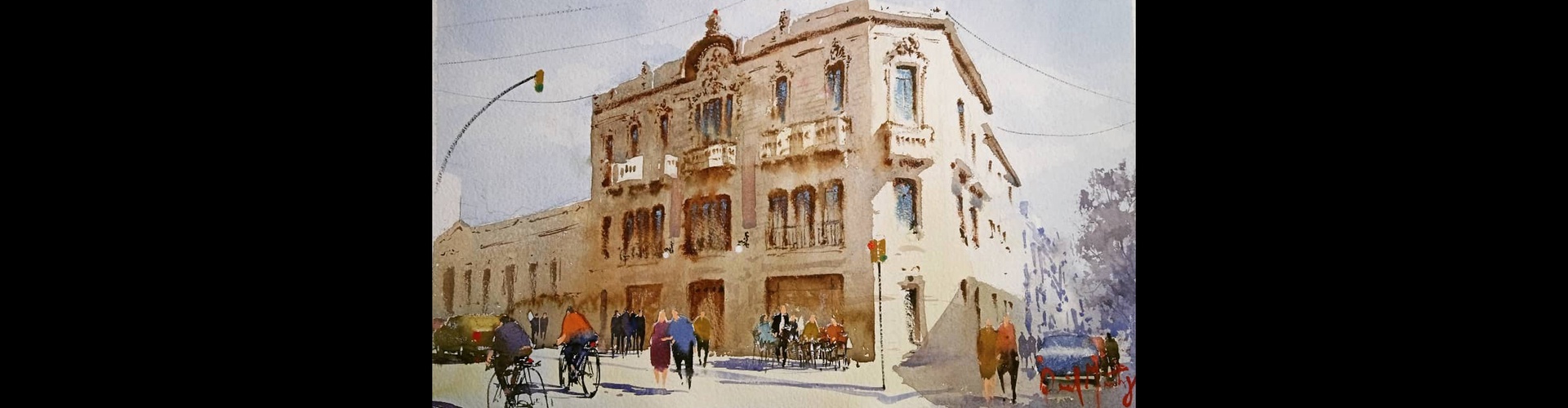 Gallery of Watercolor painting by Daniel Martínez- Uruguay