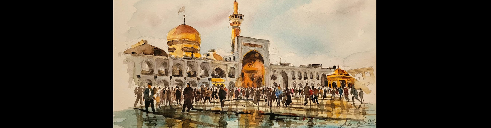 Gallery of Watercolor painting by Akbar Akbari- Iran