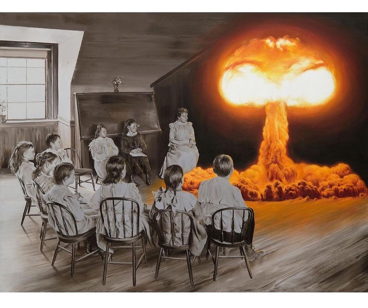 Gallery of Humor painting by Paco Pomet-Spain