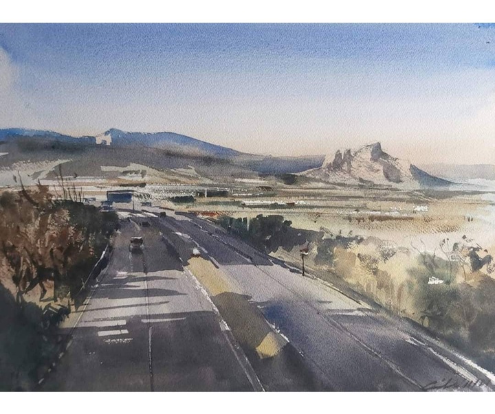 Gallery of Watercolor by Adrian Marmolejo Clarhed-Spain