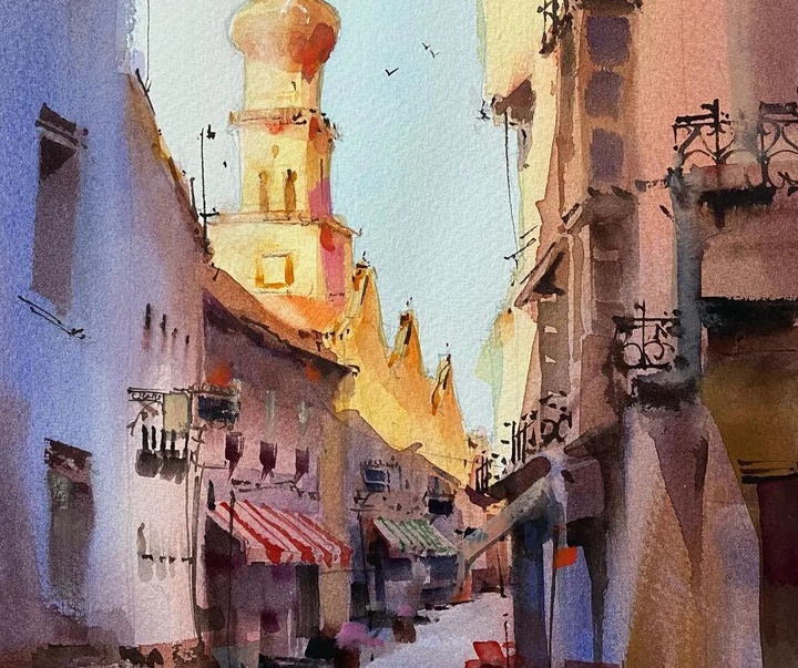 Gallery of Watercolor painting by Tere Lojero-Mexico