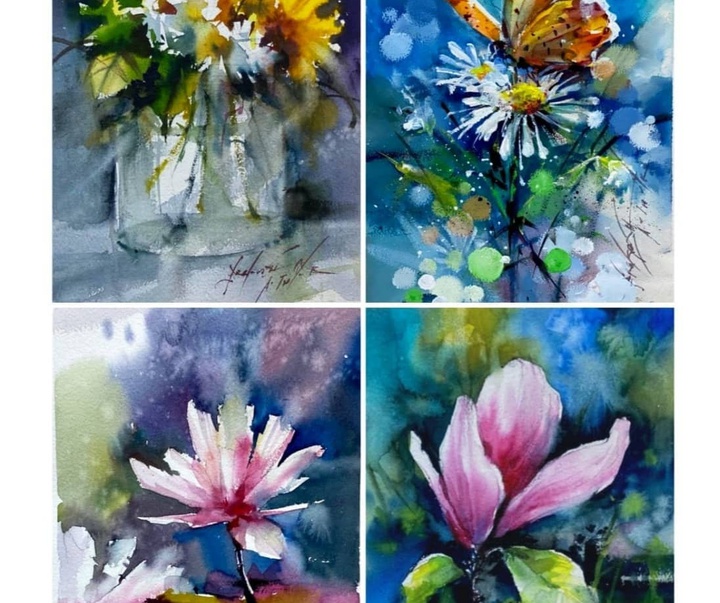 Gallery of Watercolor painting by Prakashan Puthur-India