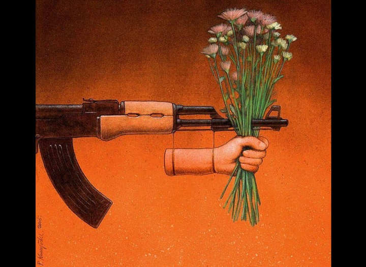 Gallery of Cartoon about War by Pawel Kuczynski-Poland