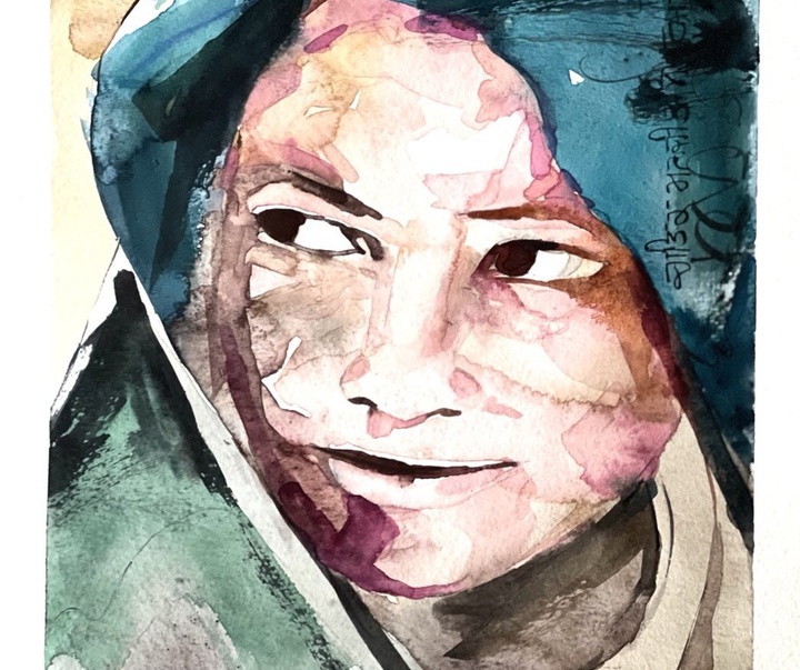 Gallery of Watercolor painting by Manjit Singh Chatrik-India