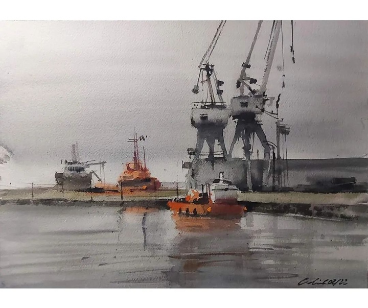Gallery of Watercolor by Adrian Marmolejo Clarhed-Spain
