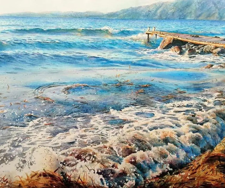 Gallery of Watercolor painting by Rukiye Garip-Turkey