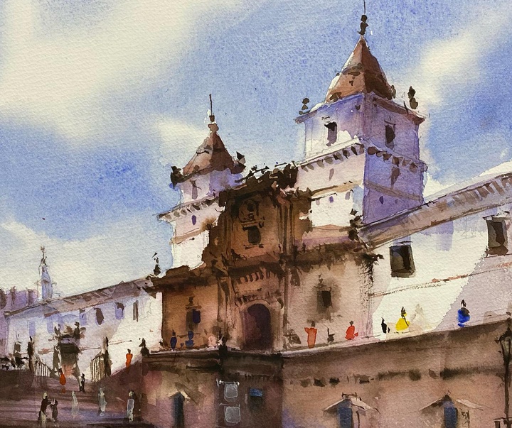 Gallery of Watercolor painting by Tere Lojero-Mexico