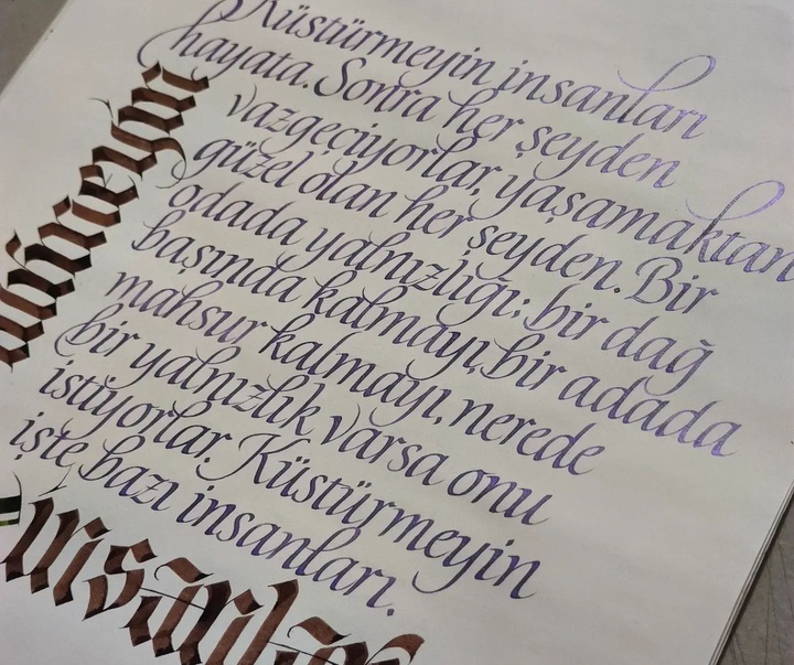 Gallery of Calligraphy by Hasan Hüseyin UYAN - Türkiye