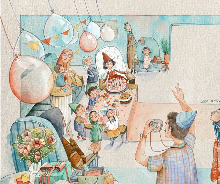 Gallery of illustration by Mehrane Jandaqi-Iran