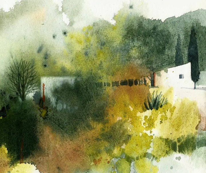 Gallery of Watercolor painting by Antonio Ortega Perez-Spain
