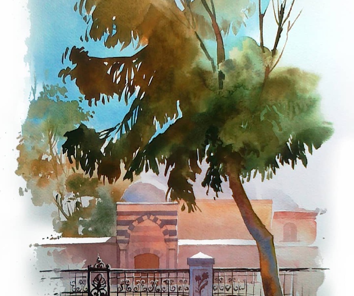 Gallery of Watercolor painting by Abdalla M Assaad-Syria