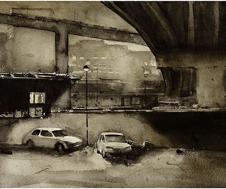 Gallery of Watercolor by Ricardo Azkargorta Celaya-Spain