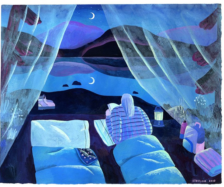 kiva sleep painting small