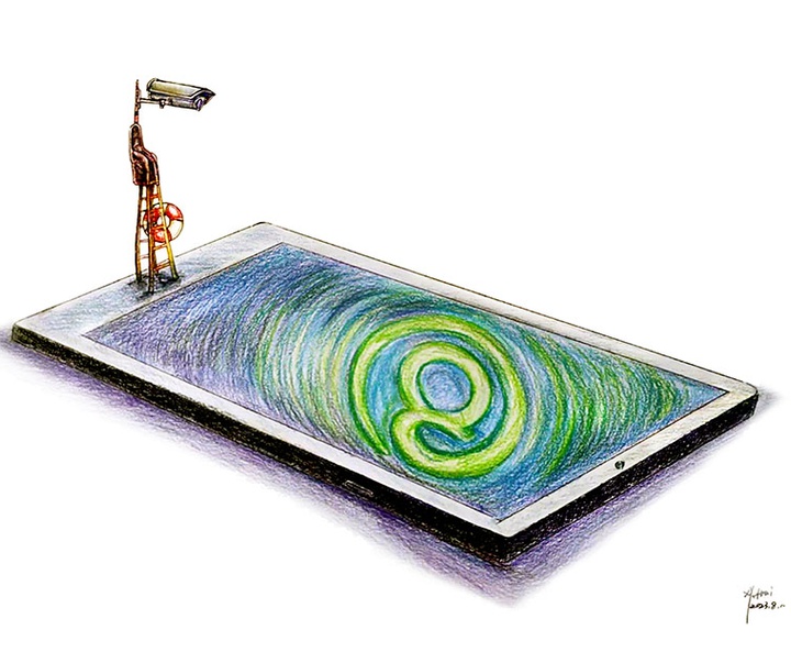 First Selection of the International Cartoon Contest “Terror Online”