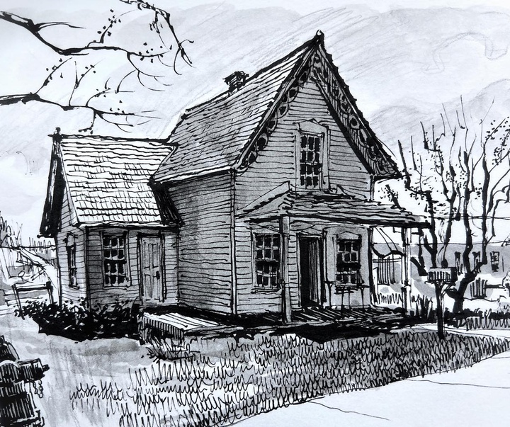 Gallery of Drawing by Paul Heaston- American