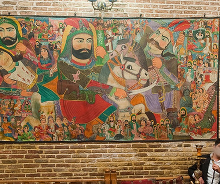 Gallery of Painting - Ghahveh Khaneh (Coffee House) Painting