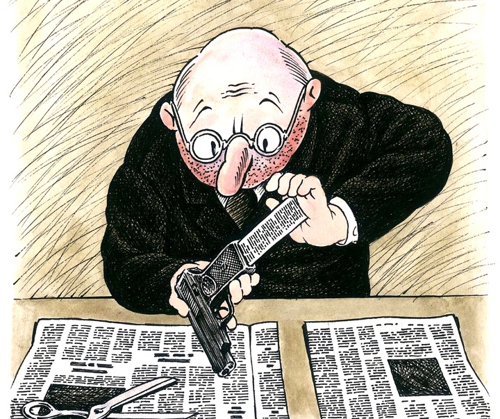 Gallery of Cartoon & Cricature - War & Peace