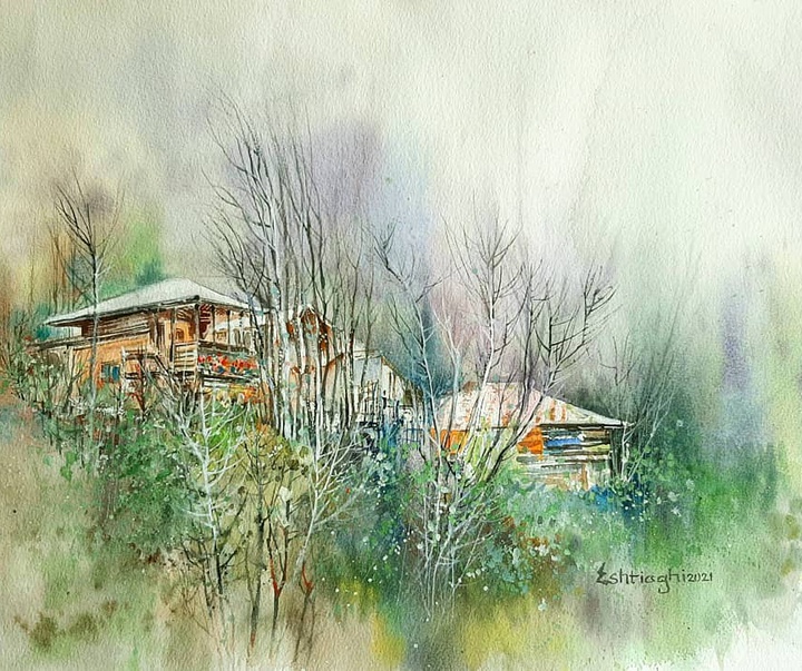 Gallery of Watercolor painting by Morteza Eshtiaghi-Iran