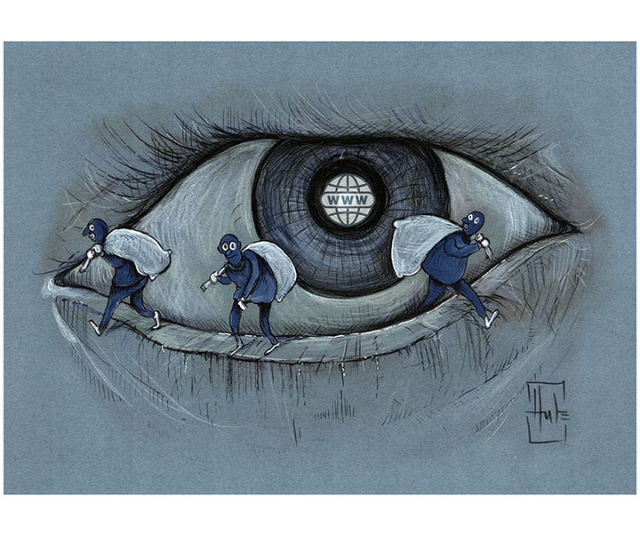 First Selection of the International Cartoon Contest “Terror Online”