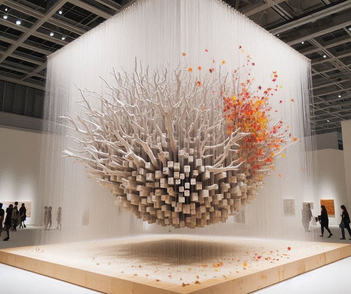 Gallery of Modern Art (Organic art) by Shoshosai - Japan