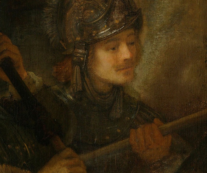 Gallery of The Night Watch details by Rembrandt