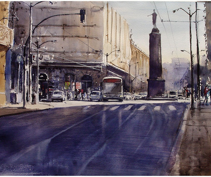 Gallery of Watercolor by Ricardo Azkargorta Celaya-Spain