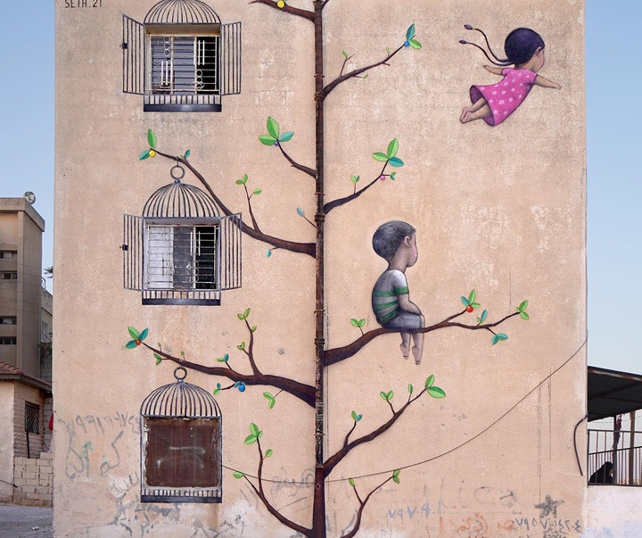 Gallery of street painting by Seth Globepainter - France