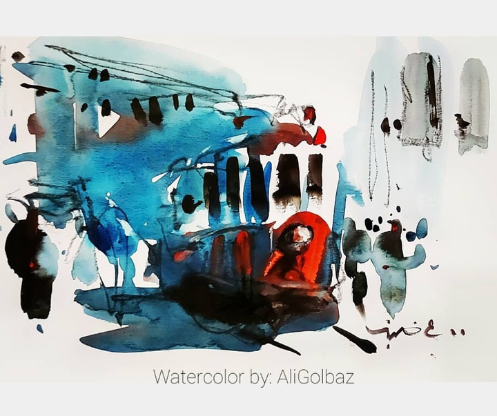 Gallery of Watercolor painting by Ali Golbaz-Iran