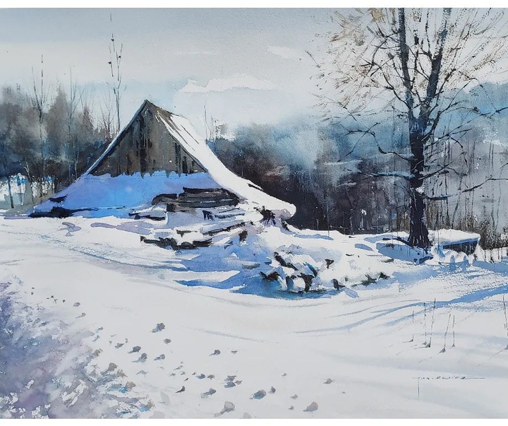 Gallery of Watercolor painting by Michał Jasiewicz-Poland