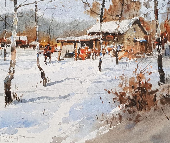 Gallery of Watercolor Painting "Corneliu Dragan"