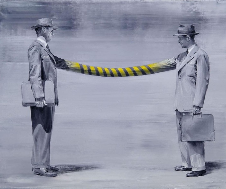 Gallery of Humor painting by Paco Pomet-Spain