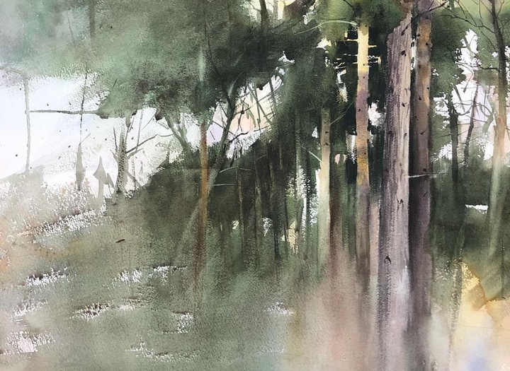 Gallery of Watercolor painting by  Prasad Beaven-England