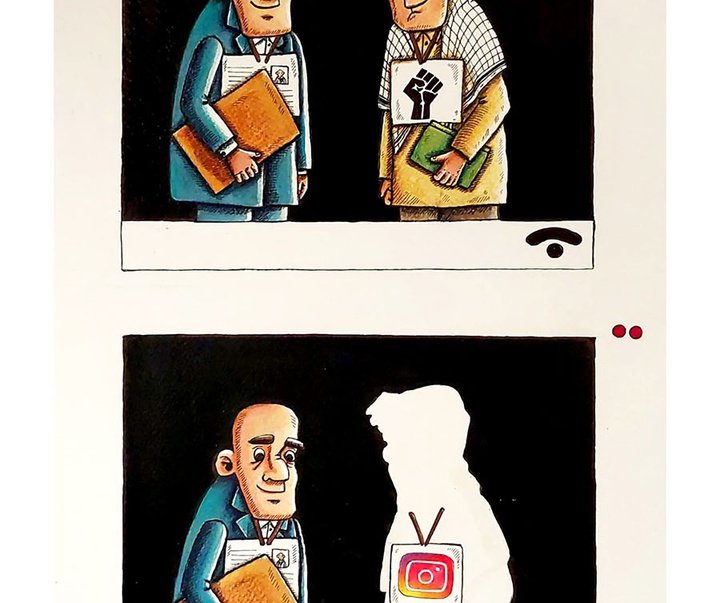 First Selection of the International Cartoon Contest “Terror Online”