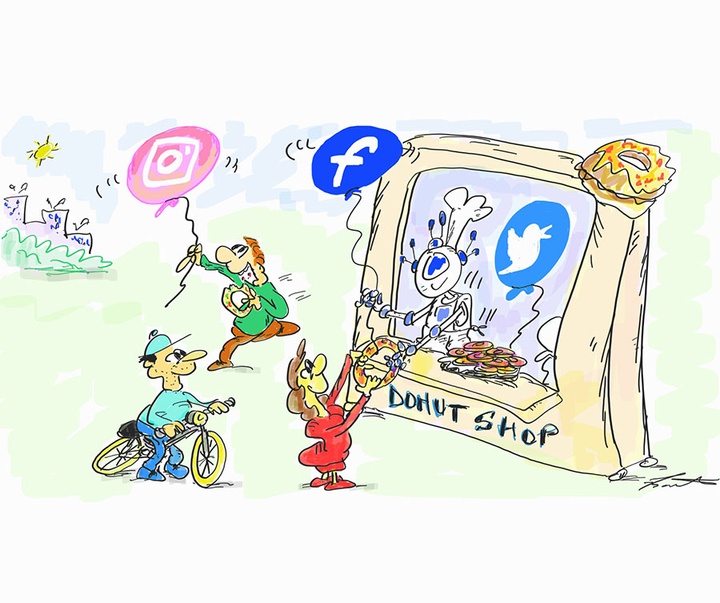 First Selection of the International Cartoon Contest “Terror Online”