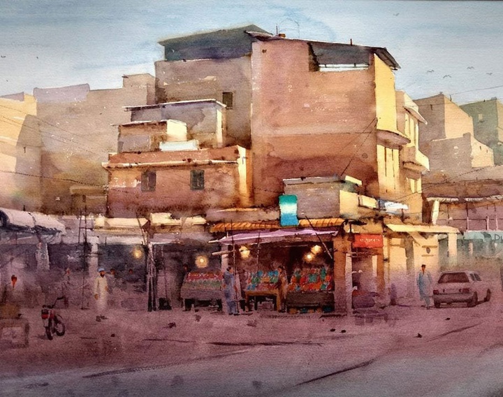 Gallery of Watercolors by Vikrant Shitole-India