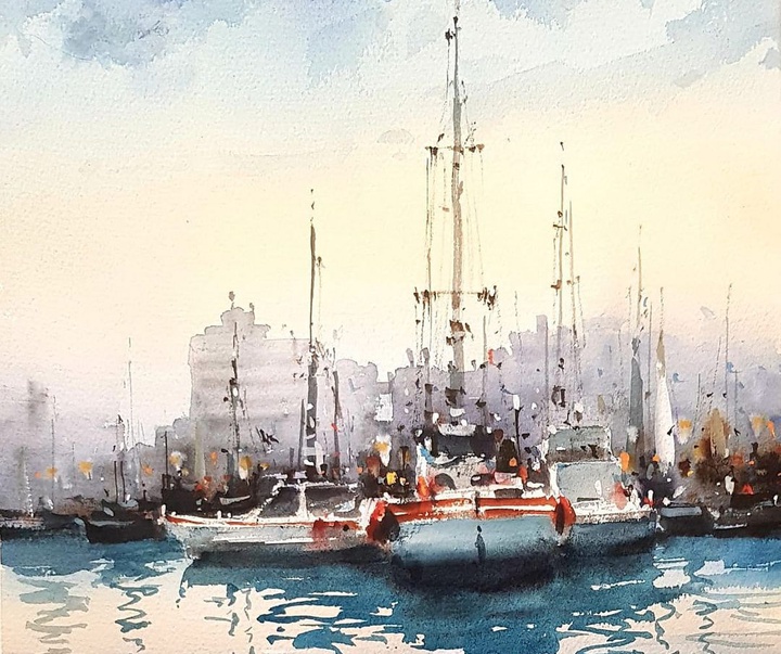 Gallery of Watercolor Painting "Corneliu Dragan"