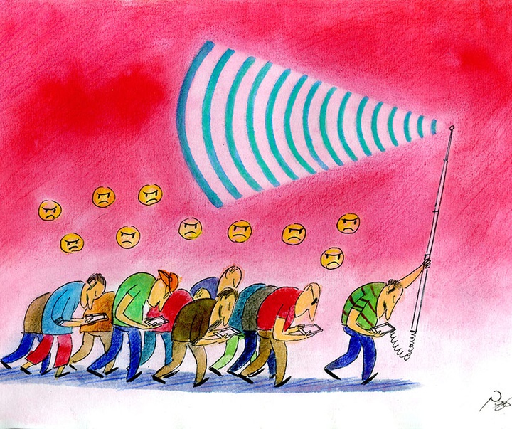 First Selection of the International Cartoon Contest “Terror Online”