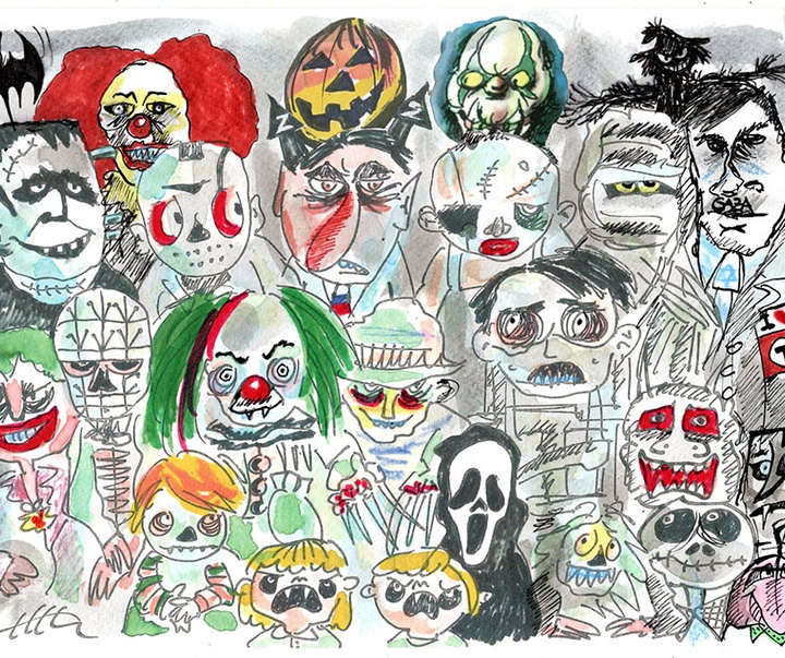 First Selection of the International Cartoon Contest “Terror Online”