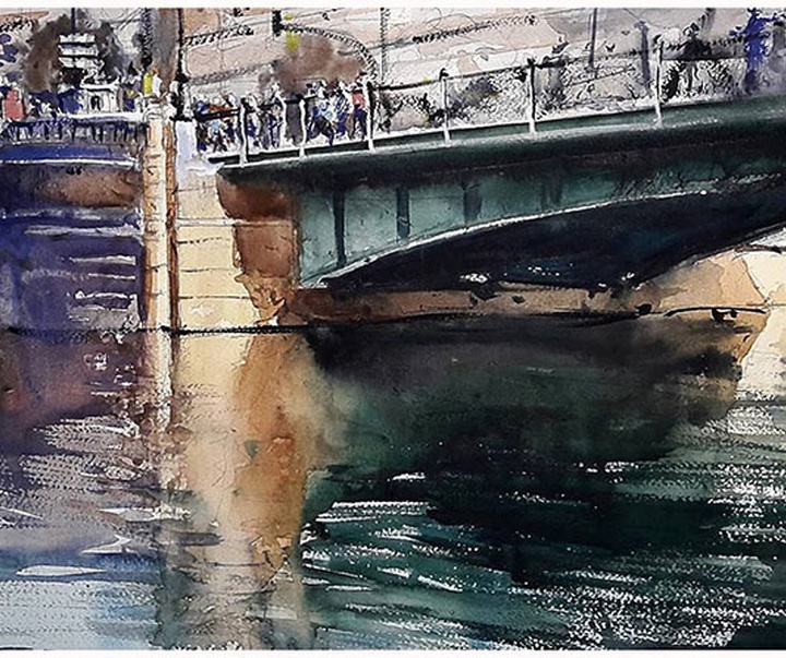 Gallery of Watercolor by Ricardo Azkargorta Celaya-Spain