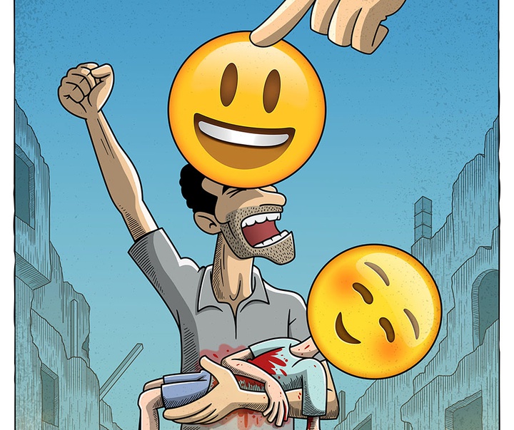 First Selection of the International Cartoon Contest “Terror Online”