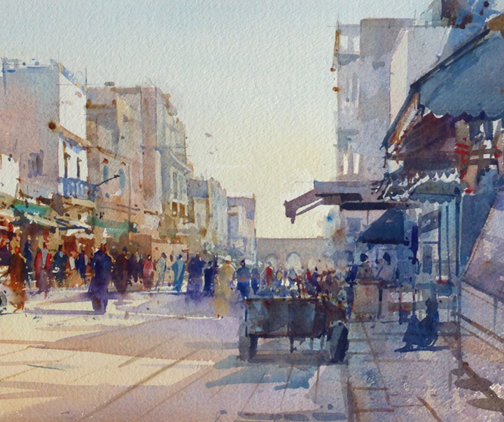 Gallery of Watercolor Painting by Geoffrey Wynne-UK