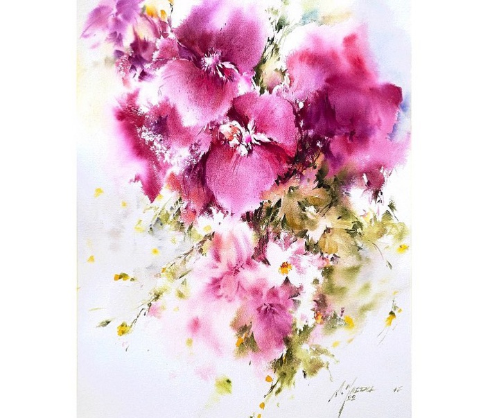 Gallery of Watercolor painting by Mohammad Ali Yazdchi-Iran