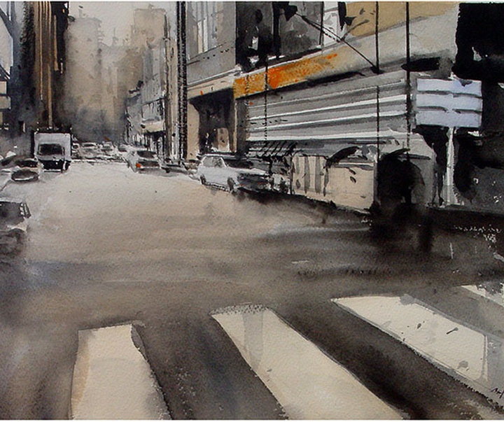 Gallery of Watercolor by Ricardo Azkargorta Celaya-Spain